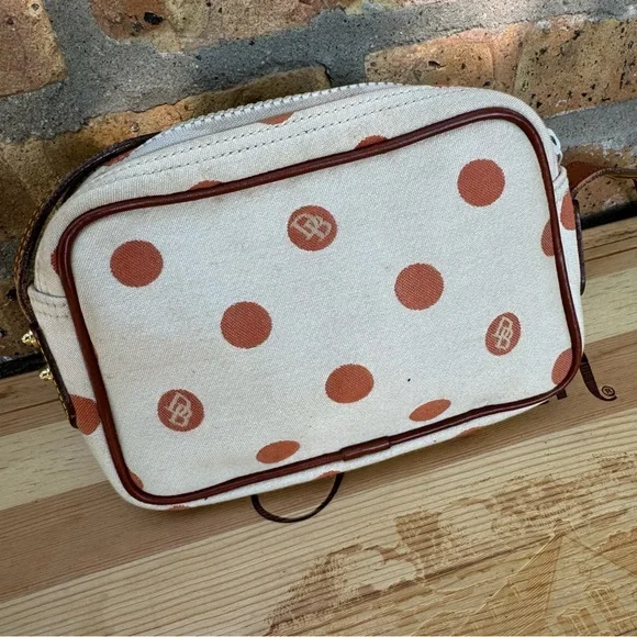 Dooney & Bourke Polka Dot Small Canvas Shoulder - Picture 4 of 10